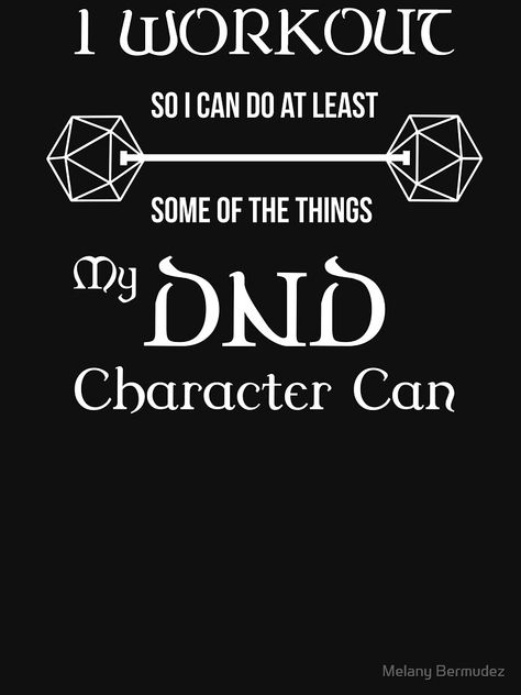 Dnd Workout, Character Dnd, Dnd Characters, White Tank Top, White Tank, Dungeons And Dragons, Black Color, Tank Top, Fashion Tips