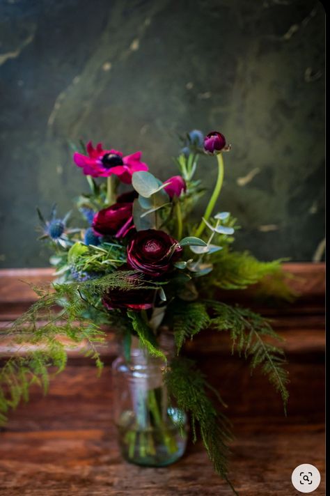 Ranunculus Bouquet Wedding, Bouquet With Ranunculus, Purple Ranunculus, Ranunculus Wedding Bouquet, Ranunculus Bouquet, Anemone Bouquet, Colorful Arrangements, Jewel Tone Wedding, Flower Inspiration