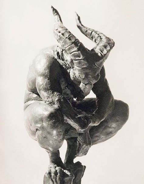 source : proteus7.tumblr.com (artist/ lubomir hij) _ collection art sculpture moderne contemporain démoniaque homme animal (demon sculpture) Demon Sculpture, Art Sculpture, Art Artist, Gin, Statue, Sculpture, Tumblr, Art