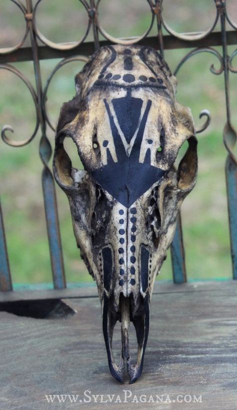 Painted Deer Skull, Animal Skull Art, Painted Deer Skulls, Painted Animal Skulls, Animal Skull Decor, Decorated Skulls, Deer Skull Art, Painted Cow Skulls, Deer Antler Crafts