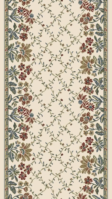 Ancient Garden Persian Ivory Area Rug Persian Prints, Persian Border, Mughal Border, Digital Dupatta, Ancient Garden, Flower Pattern Design Prints, Dupatta Designs, Tropical Fabric Prints, Dupatta Design