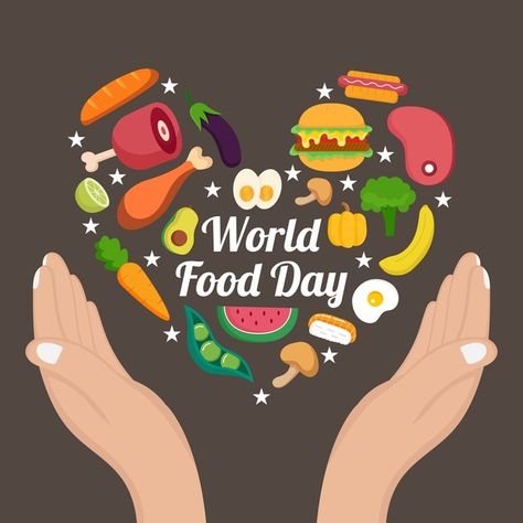 World Food Day, Food Day, Monthly Activities, Nutrition Activities, Nutrition Month, Creating A Bullet Journal, About World, World Food, Art Of Love