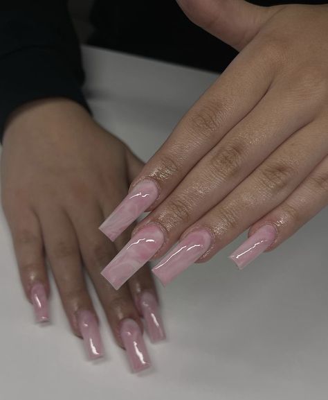 Chicago Nails, Marble Acrylic Nails, Overlay Nails, Aqua Nails, Fake Nails Designs, Instagram Light, Drip Nails, Colored Acrylic Nails, Work Nails