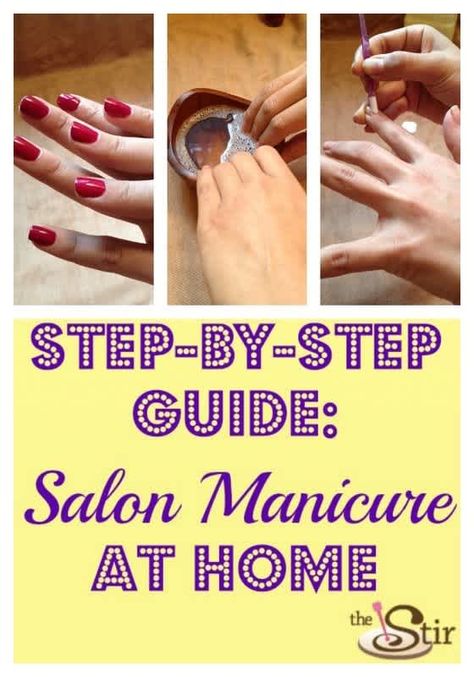 The Perfect At-Home Manicure Natural French Manicure, Reverse French Manicure, New French Manicure, American Manicure, Gel Manicure Colors, Manicure Steps, Pink French Manicure, Old Nail Polish, Home Manicure