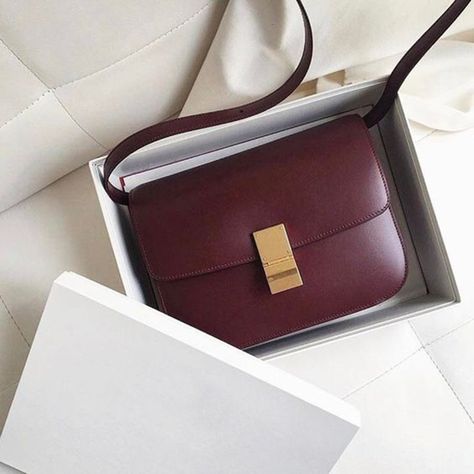 Celine Box Bag, Line Quality, Celine Box, Celine Handbags, Minimalist Bag, Trendy Handbags, Bags Luxury, Leather Box, Burberry Handbags