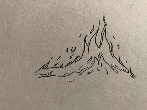 Abstract Fire Tattoo, Fire Line Drawing, Fire Line Art, Flame Tattoo Design, Flame Tattoo, Fire Drawing, Flame Tattoos, Fire Tattoo, College Work