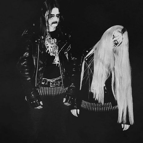 Black Metal Matching Pfp, Black Metal Couple, Trve Kvlt, Black Metal Fashion, Carpathian Forest, Corpse Paint, Metal Boy, Black Metal Art, Trailer Park Boys