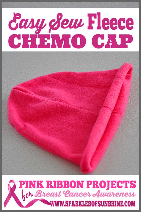 A perfect gift for the chemo patient is a cap to keep them warm...a handmade one would be even better. See how simple it is to make with this easy sew fleece chemo cap tutorial. Chemo Care Kit, Chemo Caps Pattern, Chemo Scarves, Sewing Hats, Hat Patterns Free, Cap Patterns, Chemo Caps, Chemo Hat, A Cap