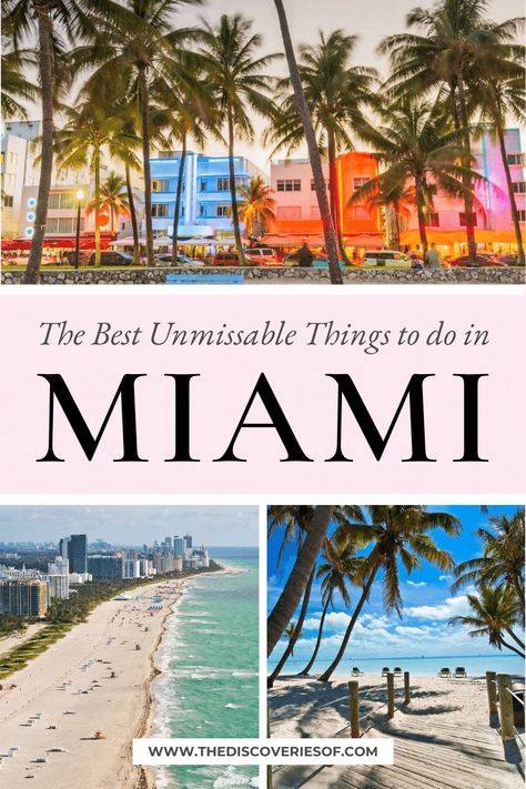 Ready to discover the best things to do in Miami? From beautiful beaches, sprawling National Parks, and modern shopping districts, these are the Miami attractions you need to visit. #travel #miami #florida Miami Attractions, Travel Miami, Florida Travel Destinations, Things To Do In Miami, Biscayne National Park, North America Travel Destinations, Everglades National Park, Downtown Miami, Paradise Island