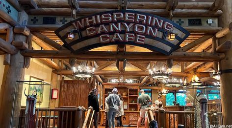 AllEars TV: We Tried to Eat at Disney World's Most EMBARRASSING Restaurant - Whispering Canyon Cafe Review - AllEars.Net Whispering Canyon Cafe, Disney Menus, Magic Kingdom Rides, Disney Contemporary Resort, Disney Deals, Pop Century, Disney World Rides, Orlando Hotel, Contemporary Resort