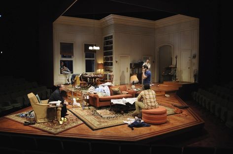 The Odd Couple — Timothy Mackabee Design Creepy Interior Design, Theater Stage Design, The Odd Couple, Upper West Side Apartment, Technical Theatre, Theatre Inspiration, Stage Set Design, Set Design Theatre, Odd Couples