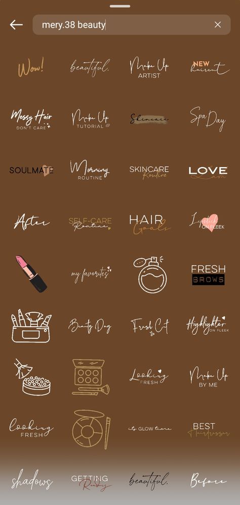 "mery.38 beauty" Instagram gifs Creative Instagram Names, Insta Gif, Instagram Fonts, Gif Ideas, Instagram Story App, Handwriting Logo, One Word Instagram Captions, Story Sticker, Instagram Gif