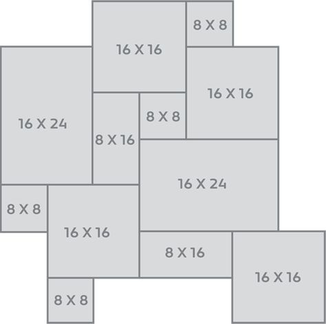 ORIJIN Stone| Stone Patterns - Versailles Stone Piece Floor Tile Patterns Layout, Stone Pattern Design, Tile Layout Patterns, Floor Pattern Design, Paver Patterns, Pavement Design, Paving Pattern, Versailles Pattern, Paver Designs