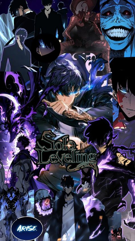 All Anime Collage Wallpaper, Solo Leveling Workout Routine, Solo Leveling Workout, Sung Jin Woo Solo Leveling Wallpaper, Anime Collage Wallpaper, Solo Leveling Fanart, Uchiha Aesthetic, Sung Jin Woo Solo Leveling, Solo Leveling Wallpaper