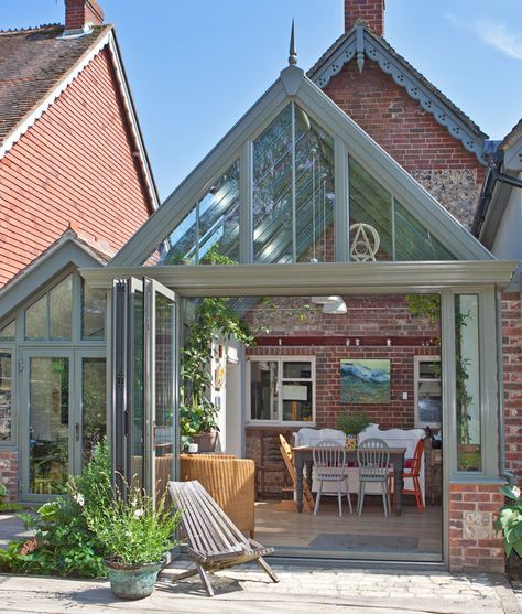 Your February Home Checklist - The English Home What Is A Conservatory, Roof Lanterns, Conservatory Extension, Bungalow Extensions, Conservatory Ideas, Victorian Greenhouses, Houses Architecture, Side Extension, Indoor Greenhouse