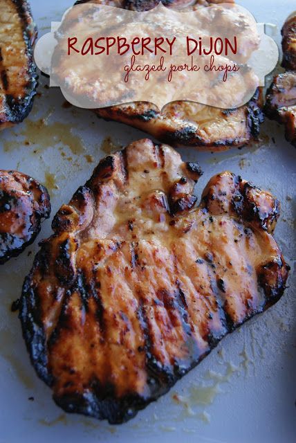 Raspberry Bbq Sauce Recipe, Glazed Pork Chops Recipes, Blueberry Bread Recipe, Raspberry Jelly, Pork Marinade, Glazed Pork Chops, Glazed Pork, Pork Roast Recipes, Pork Glaze