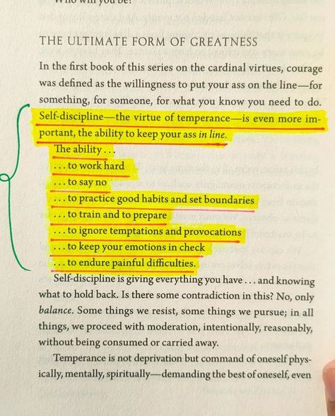 Discipline Is Destiny Book, Destiny Ryan, Discipline Is Destiny, Discipline Affirmations, Ryan Holiday, Books For Self Improvement, Get My Life Together, Note To Self Quotes, Self Discipline