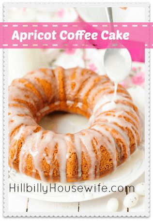 Apricot Coffee Cake, Dried Apricot Recipes, Apricot Dessert, Apricot Cake, Apricot Recipes, Coffee Cake Recipe, Coffee Cake Recipes, Fruit Recipes, Bundt Cake