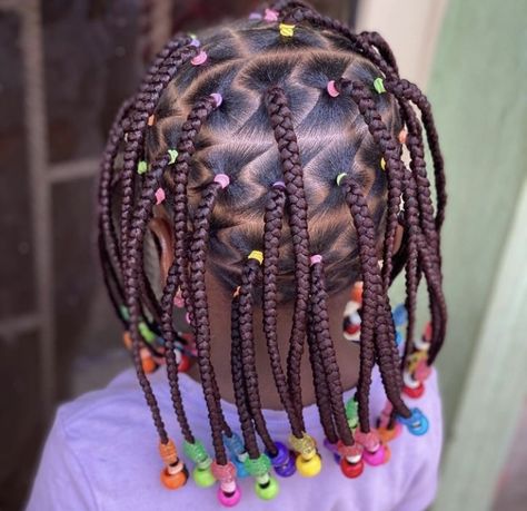 Cornrow Hairstyles For Short Hair, Short Hair With Beads, Kids Short Hair, Hair With Beads, Kids Braids With Beads, Kids Cornrow Hairstyles, Children Hairstyles, Rasta Hair, Short Hair For Kids