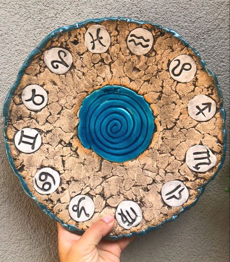 #astrology #ceramics #potterydesign Astrology Pottery, Astrology Ceramics, Horoscope Signs, Ceramic Plate, Pottery Designs, Ceramic Plates, Astrology, Ceramics, Art