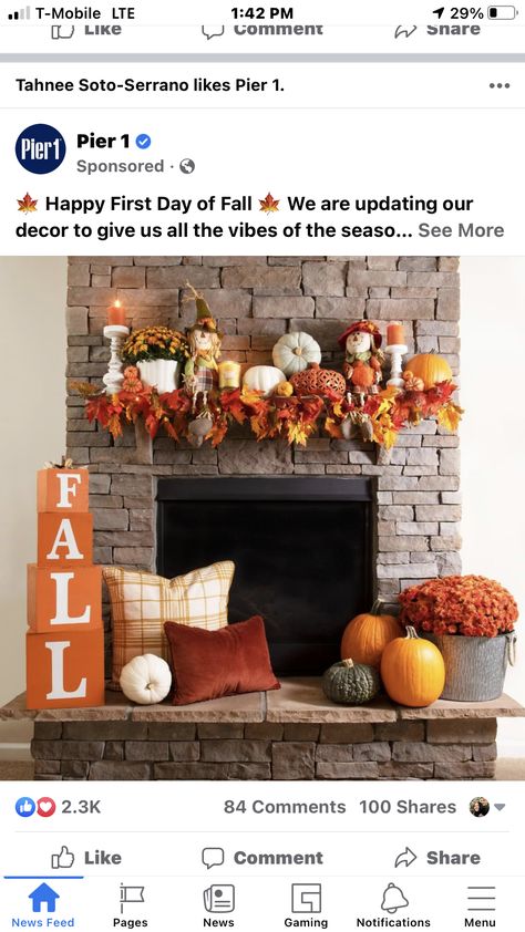 Fall Decor, Fireplace, Home Decor