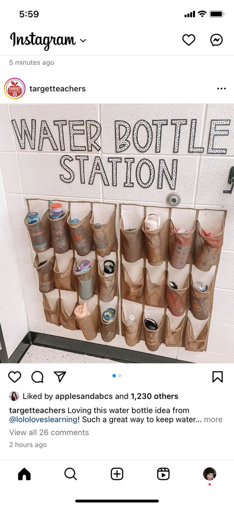 Water Bottle Station, Bottle Station, Preschool Set Up, Teacher Water Bottle, Water Station, Kindergarten Class, Beginning Of School, School Age, Kindergarten Classroom