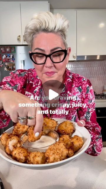 Air Fryer Tater Tot Casserole, Keto Chicken Tenders Air Fryer, Air Fryer Chicken Nuggets Homemade, Chicken Nuggets Air Fryer, Buffalo Chicken Nuggets, Buffalo Chicken Wontons, Air Fryer Buffalo Chicken, Air Fryer Chicken Nuggets, Air Fryer Recipes Chicken Breast