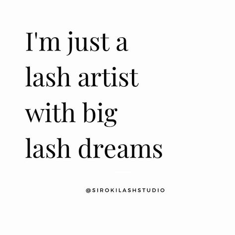 Big plans, Big dreams • • • • #lashbeauty #lashartistquotes #lashes #lashextensions #jaxlashes #jaxfl #stjohnstowncenter #sanmarco #eyelashes #viral #quotes #manifest #lashgoals #wispy Lash Artist Captions, Artist Captions, Lash Captions, Lash Extensions Quotes, Lash Quotes, Big Lashes, Viral Quotes, Lash Business, Lashes Beauty