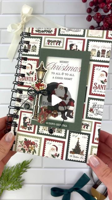 Echo Park Paper Co. on Instagram: "Does this mini album make you excited for Christmas or what?!🎄 Made from one of our newest Christmas collections, “A Vintage Christmas!” Comment "christmas" for a link to shop, or click on the link in our bio!!!❄️" Excited For Christmas, A Vintage Christmas, Notebook Ideas, Echo Park Paper, Echo Park, Mini Album, Mini Albums, Vintage Christmas, Notebook