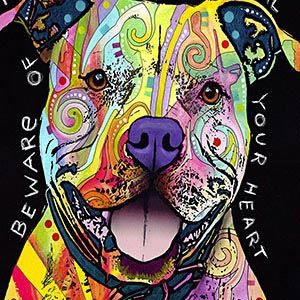 Dog Lovers Birthday, Dean Russo, Dog Poster, Acrylic Paint Set, Pit Bulls, Dog Paintings, Pitbull Dog, Animal Wall Art, Diy Dog Stuff