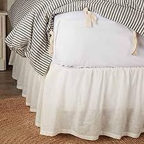 White Bed Skirt, Queen Bedskirt, King Bedskirt, Rustic Bedroom Decor, Family Photo Frames, Dust Ruffle, California King Bedding, Ruffle Bedding, Christmas Bedroom