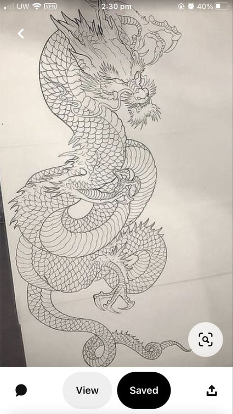 Chinese Dragon Outline Tattoo, Dragon Back Tattoo Design, Dragon Head Japanese, Dragon Tattoo Outline Stencils, Dragon Tattoo Drawings Sketches, Tattoo Dragon Japan, Dragon Stencil Tattoo, Asian Dragon Drawing, Dragon Tattoo Designs Sketches