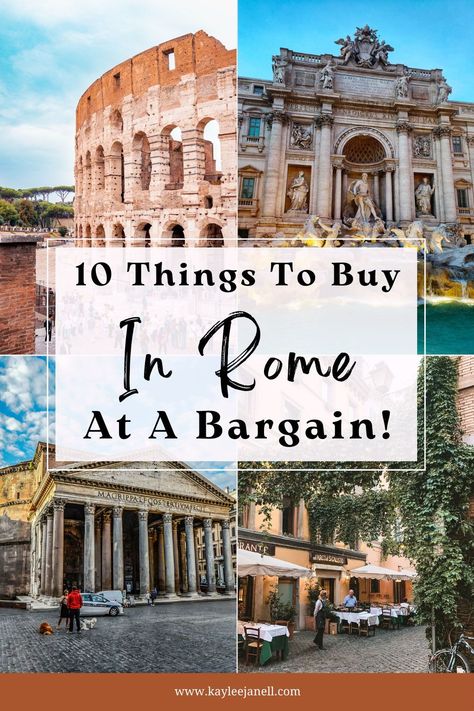 Discover the ultimate guide to shopping in Rome with our curated list of must-have items! From artisanal crafts to designer fashion, uncover the best things to buy in Rome and bring home a piece of the Eternal City's charm. Start your shopping spree now!