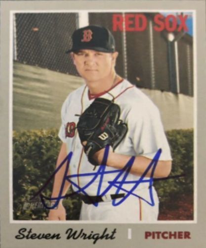 2019 Topps Steven Wright Baseball autographed trading card Steven Wright, Baseball Pitcher, Baseball Memorabilia, Baseball Trading Cards, Sports Baseball, Boston Red, Boston Red Sox, Best Deal, Mlb Baseball