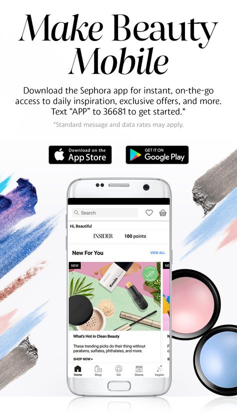 Sephora Mobile Apps & Mobile Web | Sephora Sephora App, Make Beauty, App Store Google Play, Mobile Web, Mobile Apps, Clean Beauty, Mobile App, Sephora, Smartphone