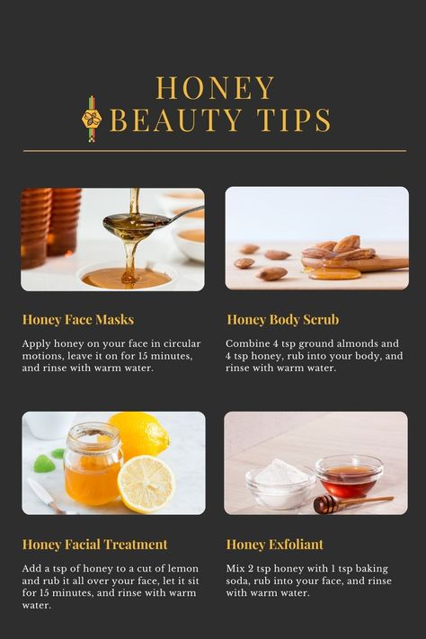 Honey Facial At Home, Honey Beauty Tips, Honey Inspiration, Honey Facts, Honey Business, Honey Ideas, Honey Skin Care, Beauty Tips With Honey, Honey Uses