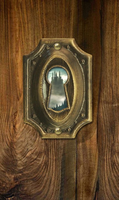 Keyhole to a fantasy world Keyhole Art Ideas, Lock And Key Art, World Iphone Wallpaper, Alice Nails, Sunrise Art Painting, Iphone Wallpaper Art, Keyhole Tattoo, Tiktok Wallpaper, Portal Art