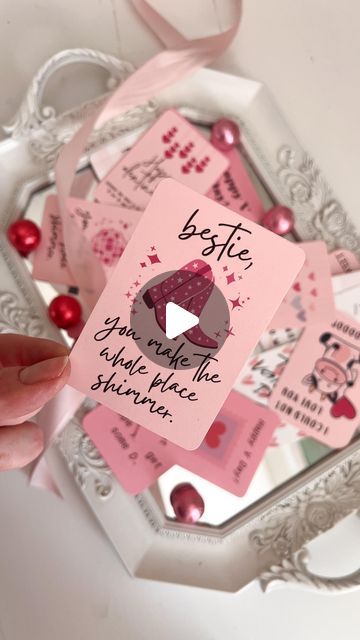 Ariana • Victoria’s Custom Sign Girl on Instagram: "Get crafty this Galentine’s Day with these DIY gift ideas! Pair our printable Valentine’s Day cards with your handmade creations for a heartfelt touch 💖 everything for this and more is linked in the Amazon storefront, and most still will arrive before February 14th! 🫶🏼 #GalentinesDay #DIYGifts #PrintableCards" February 14th Valentines Gift Ideas, Printable Valentine, February 14th, Diy Gift Ideas, Diy Valentine, Amazon Storefront, The Amazon, Valentines Diy, Printable Cards