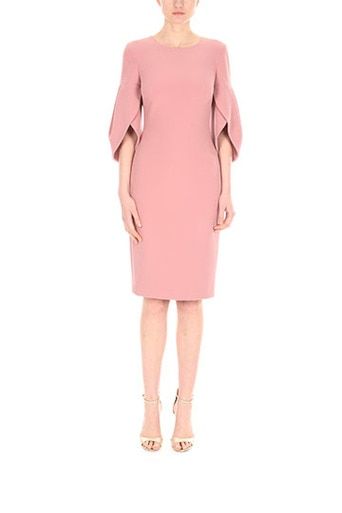 Tulip Sleeve Day Dress by Badgley Mischka available now on the official Badgley Mischka website offering free shipping Tulip Sleeve Dress, Cocktail Attire For Women, Official Dresses, Modest Dresses Fashion, Fashion Moodboard, Tulip Sleeve, Work Dresses For Women, Fall Styles, Story Board