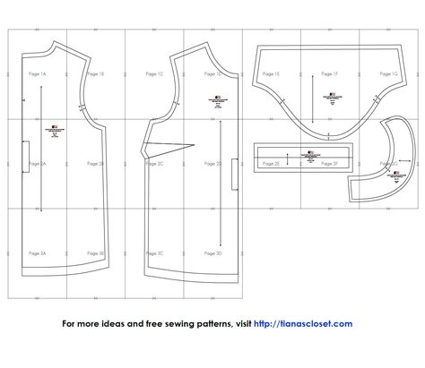 Paulie peter pan collar blouse – free pdf sewing pattern – Tiana's Closet Peter Pan Collar Blouse Pattern, Collar Blouse Pattern, Shirt Patterns For Women, Pan Collar Blouse, 3d Simulation, Peter Pan Collar Shirt, Skirt Jeans, Peter Pan Collar Blouse, How To Fold Sleeves