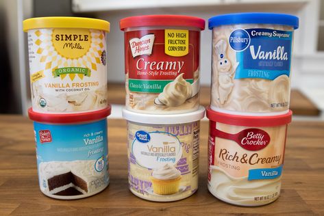 We Found the Best Canned Frosting for Your Last-Minute Bakes Betty Crocker Cake, Aldi Shopping, Store Bought Frosting, Cake In A Can, Canned Frosting, Cake Frosting Recipe, Homemade Frosting, Cupcake Recipes Chocolate, Buy Cake