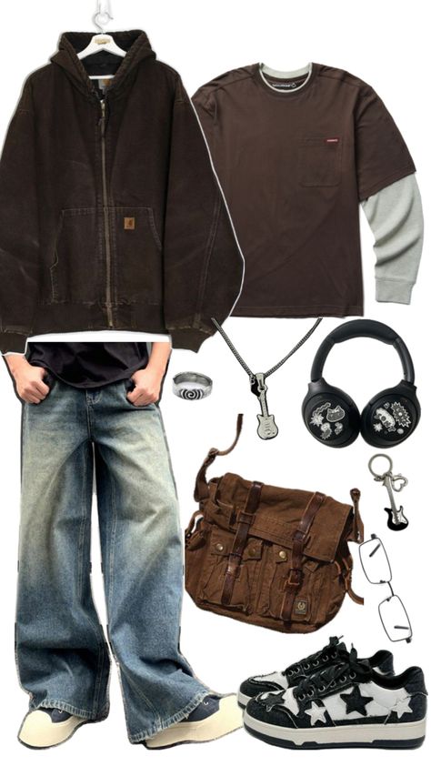 Just a outfit to wear if your walking outside in the middle of a foggy autumn day Foggy Autumn, Walking Outside, Autumn Walk, A Outfit, Mood Clothes, Blue Jean Outfits, Fotografi Digital, Outfits Hombre, Autumn Fits