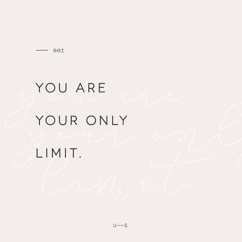 You Are Your Only Limit Tattoo, Capable Tattoo, Vibe Higher, Fear Tattoo, Doubt Quotes, Liner Tattoo, Simple Tats, Tiny Tattoos For Women, Mindful Quotes