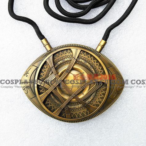 Dr Strange Aesthetic, Strange Aesthetic, Eye Of Agamotto, Cosplay Jewelry, Necklace Name, Applique Patches, Kendra Scott Necklace, Amulet Necklace, Dr Strange