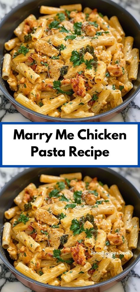 Need easy and delicious dinner recipes? Our Marry Me Chicken Pasta Recipe is perfect! This chicken dinner idea combines marry me chicken with pasta, making it a delightful addition to your pasta recipes collection. Marry Me Pasta, Easy Marry Me Chicken, Chicken With Pasta, Marry Me Chicken Pasta, Pasta With Garlic, Marry Me Chicken Recipe, Sun Dried Tomato Sauce, Marry Me Chicken, Pasta Making