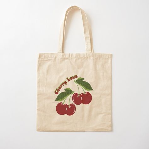 Get my art printed on awesome products. Support me at Redbubble #RBandME: https://www.redbubble.com/i/tote-bag/Cherry-by-Nadiacreativity/163398789.P1QBH?asc=u Cherry Tote Bag, Bag Sale, Tote Bags, My Art, Awesome Products, Cherry, Tote Bag, Art Prints, For Sale