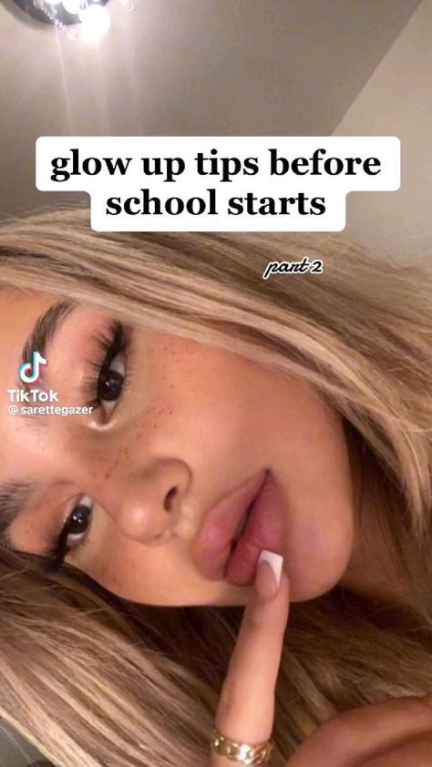 How To Look Pretty At School Tips, Glow Up Tips Body And Face, Glow Up Tips Before 8th Grade, How To Get Glow Up Before School, How To Glow Up Fast For School, Summer Glow Up Before School, How To Look Good In School Tips, How To Make Your Face Look Better, How To Get A Makeover