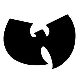 Wu-Tang Clan Logo Stencil Wu Tang Logo Art, Wu Tang Logo Tattoo, Wu Tang Clan Tattoo Design, Wu Tang Drawing, Wu Tang Tattoo Design, Wutang Logo, Draw Fingers, Wu Tang Logo, Army Stencil