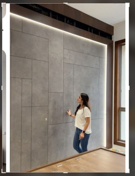 Hidden Doors Design, Bedroom Hidden Door Design, Wall Paneling With Door, Hidden Wall Design, Hidden Door Design Modern, Grooves Design Wall, Wall Cladding Designs Interiors, Bedroom Door Design Modern, Concealed Doors In Wall