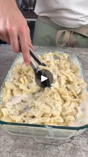 Easy Bowtie Chicken Alfredo 🤤 | Easy Bowtie Chicken Alfredo 🤤 | By Food Pop | Alright, we're starting off
with some borson cheese. This is herb and garlic cheese. You
find it in like the cheese aisle. And then around that I'm
adding an entire box of bow tie pasta. You could use like a
penne or some sort of like macaroni but you don't want it
to be lengthy noodles for this. And then I shredded an entire
rotisserie chicken. I find that the rotisserie chickens work
the best for these types of meals. You don't want to use
raw chicken. Because we be cooking it long enough. And
then I just spread that out on top of the noodles and add a
few dollops of minced garlic. Now you can buy these jars of
minced garlic at every single grocery store. They're pretty
convenient for these one pot one pan di Bow Tie Pasta Recipe, Garlic Cheese, Bowtie Pasta, Raw Chicken, Chicken Alfredo, Chicken Recipes Casserole, Shredded Chicken, Rotisserie Chicken, Alfredo